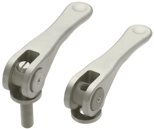 Cam Handles - Steel - Nickle Plated - Metric (QLCL)