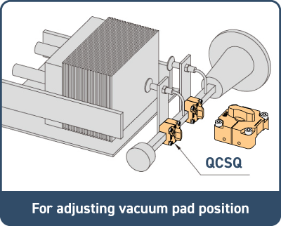 vacuum pad position